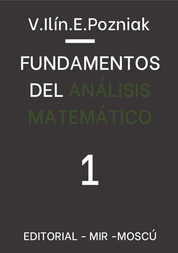 Fundamentos Del Análisis Matemático