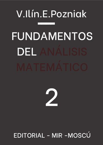 Fundamentos Del Análisis Matemático