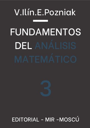 Fundamentos Del Análisis Matemático