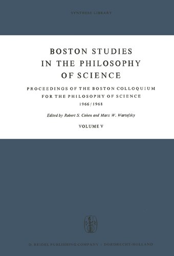 Boston studies in the philosophy of science