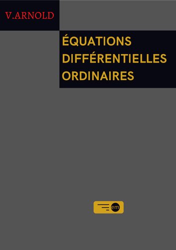 Equations Differentielles Ordinaires