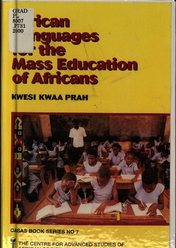 African languages for the mass education of Africans