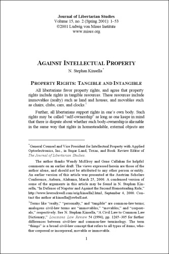 Against intellectual property