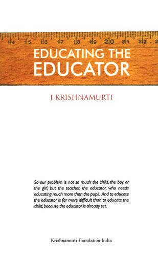 Educating the Educator