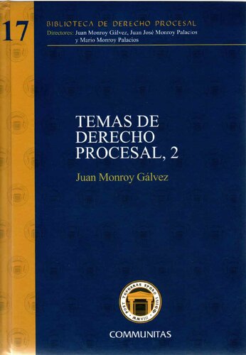 Temas de derecho procesal, 2