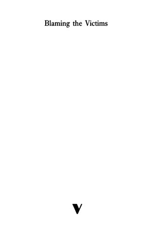 Blaming The Victims: Spurious Scholarship And The Palestinian Question