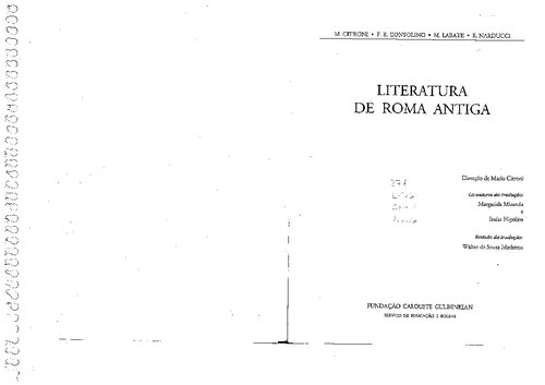 Literatura de Roma antiga