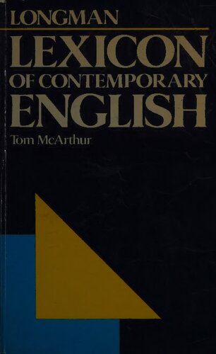 Longman Lexicon of Contemporary English