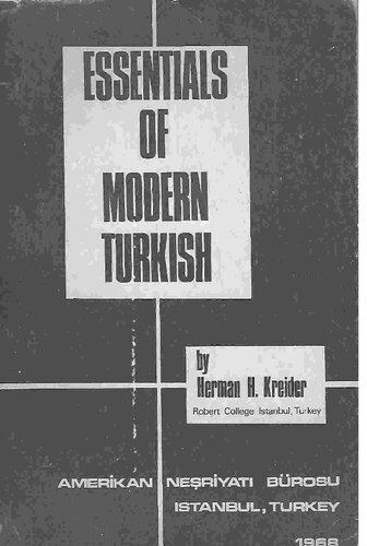 Essentials of Modern Turkish
