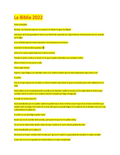 la biblia 2022