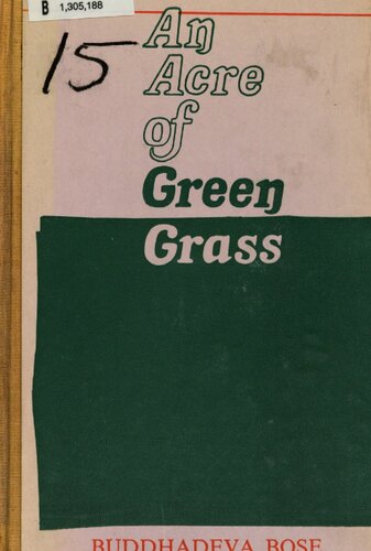 An acre of green grass : a review of modern Bengali literature
