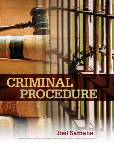Criminal Procedure 10th Edition