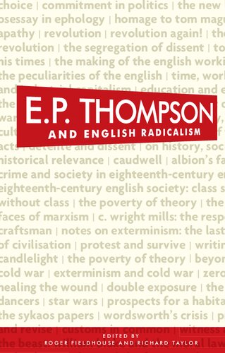 E. P. Thompson and English radicalism