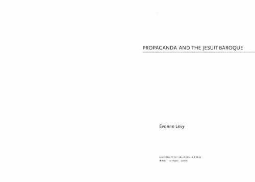 Propaganda and the Jesuit Baroque