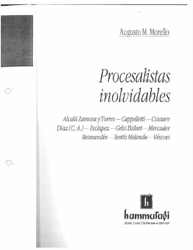 Procesalistas inolvidables