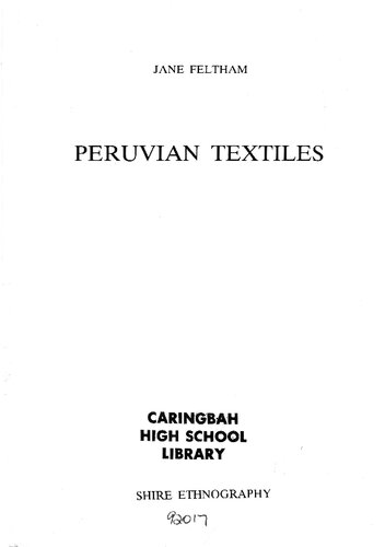 Peruvian Textiles