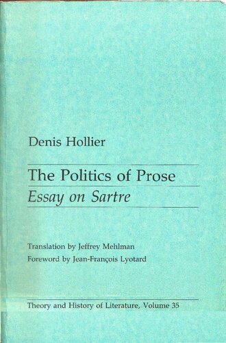 Politics Of Prose: Essay on Sartre