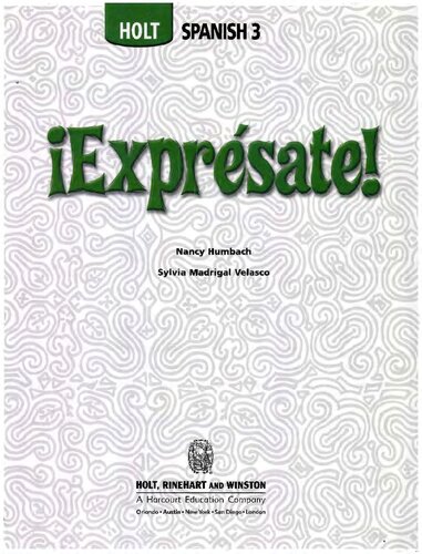 ¡Exprésate! Spanish 3