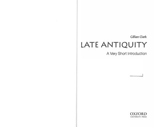 Late Antiquity : a very short introduction