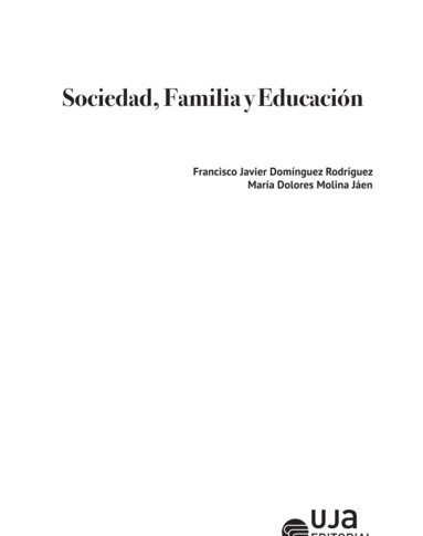 Sociedad, familia y educación