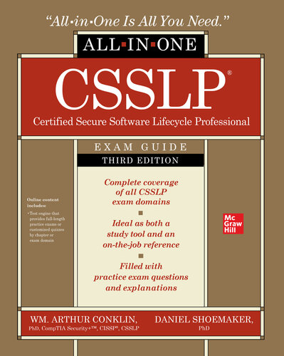 CSSLP Certified Secure Software Lifecycle Professional All-in-One Exam Guide, Third Edition