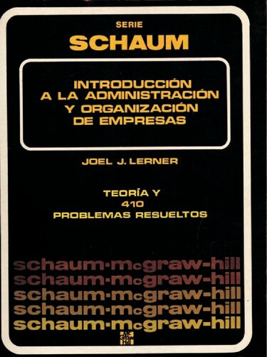 Introduccion a la Administracion y Organizacion de Empresas