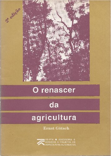 O renascer da agricultura