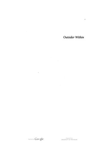 Outsider within : reworking anthropology in the global age