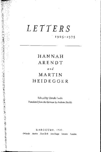 Letters, 1925-1975