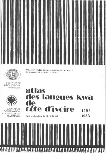 Atlas des langues kwa de Cote d'Ivoire