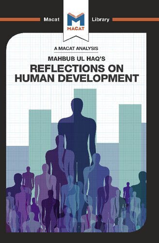 An Analysis of Mahbub ul Haq's Reflections on Human Development