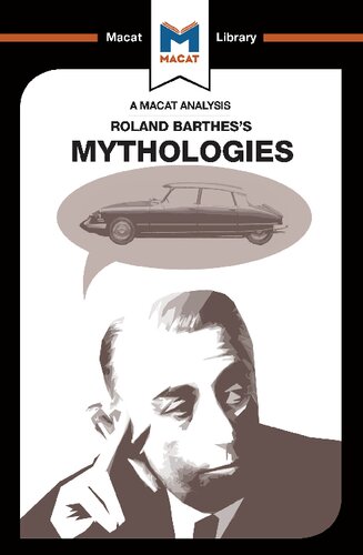 An Analysis of Roland Barthes's Mythologies