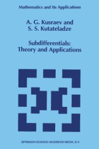 Subdifferentials: Theory and Applications