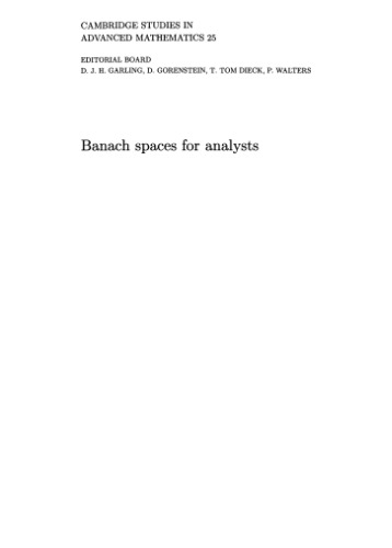 Banach Spaces for Analysts
