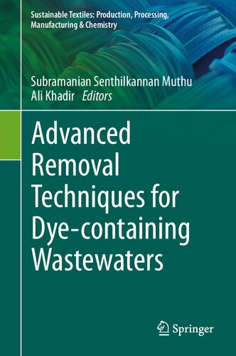 Advanced Removal Techniques for Dye-containing Wastewaters