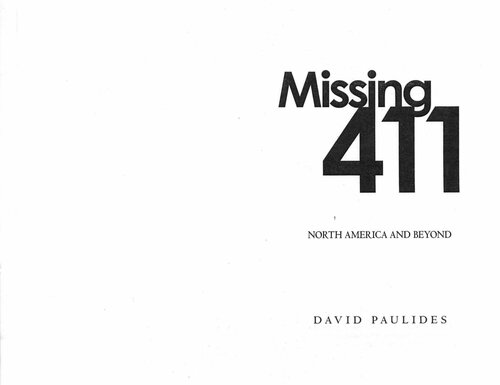Missing 411-North America and Beyond: Stories of people who have disappeared in remote locations of North America and five other countries.