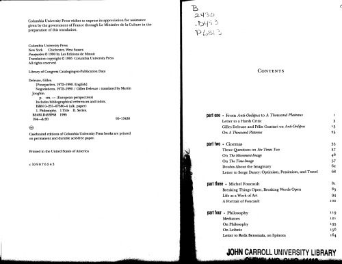 Negotiations: 1972-1990