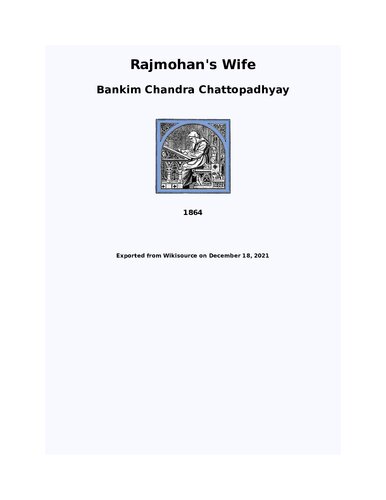 Rajmohan's Wife