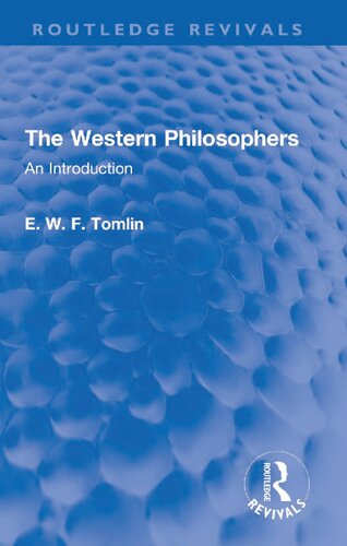 The Western Philosophers: An Introduction