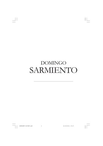 Domingo Sarmiento