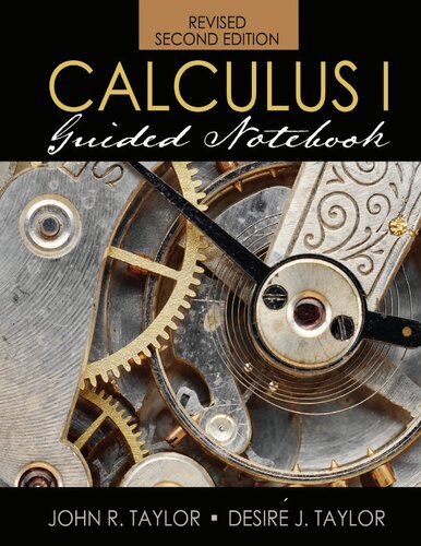 Calculus 1 Guided Notebook