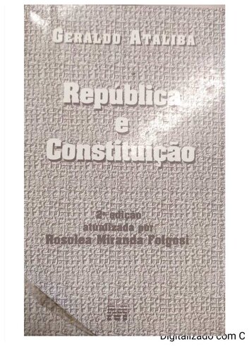 Republica e Constituição