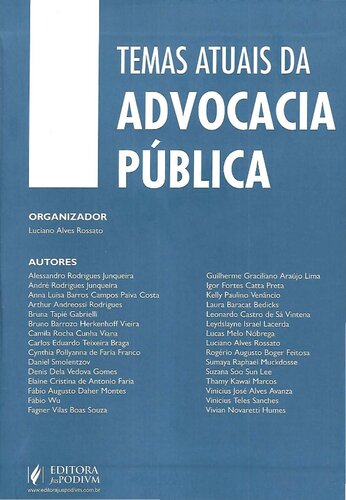 Temas Atuais da Advocacia Pública