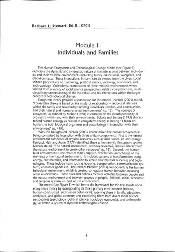 Human Ecosystems and Technological Change