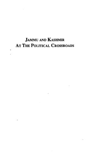 Jammu and Kashmir at the political crossroads