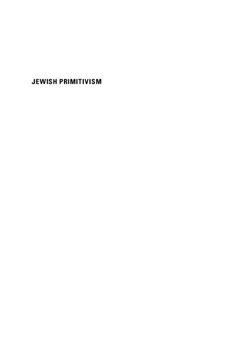 Jewish Primitivism