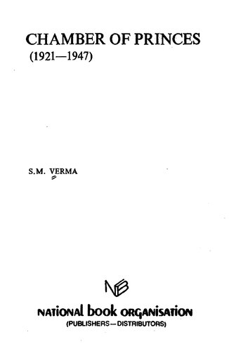 Chamber of Princes, 1921-1947