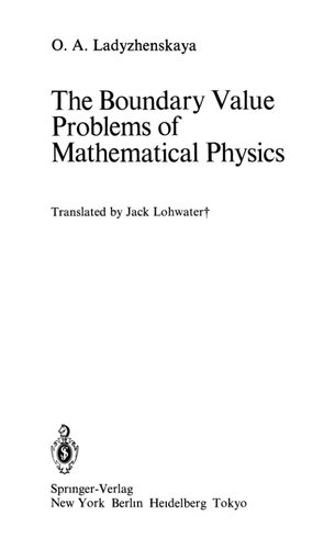 The Boundary Value Problems of Mathematical Physics