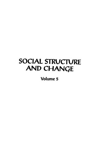 Social Structure and Change, Vol. 5: Religion and Kinship