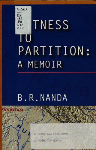 Witness to Partition: A Memoir
